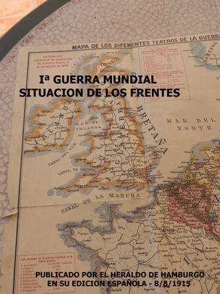 Mapa 1ª Guerra Mundial 1915
