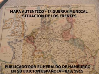 Mapa 1ª Guerra Mundial 1915