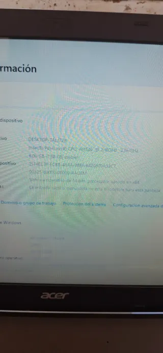 Portátil Acer Aspire E1-512 Negro