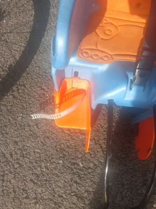 Silla Portabebés Bicicleta Azul/Naranja