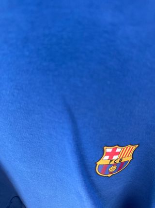 Sudadera FC Barcelona oficial niño azul T14 años