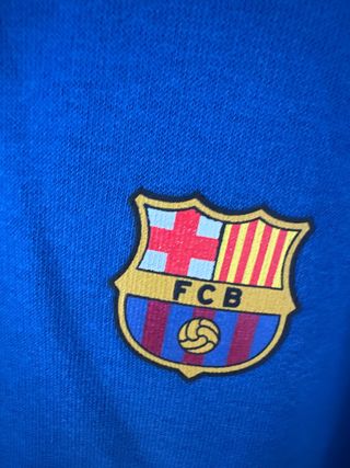 Sudadera FC Barcelona oficial niño azul T14 años