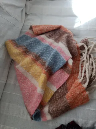 Bufanda suave multicolor