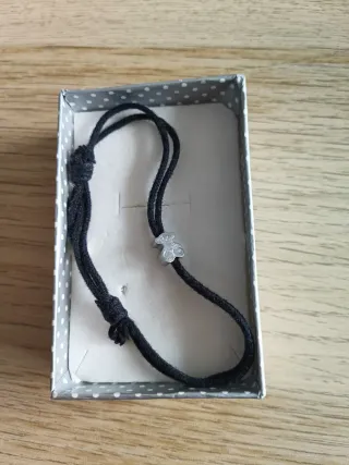 Pulsera Tous Oso Plata Negro