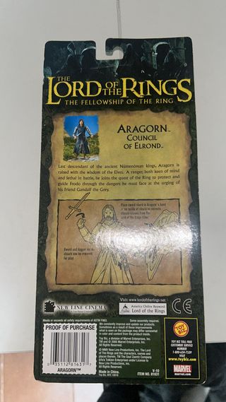 Figura Aragorn El Señor de los Anillos Toy Biz