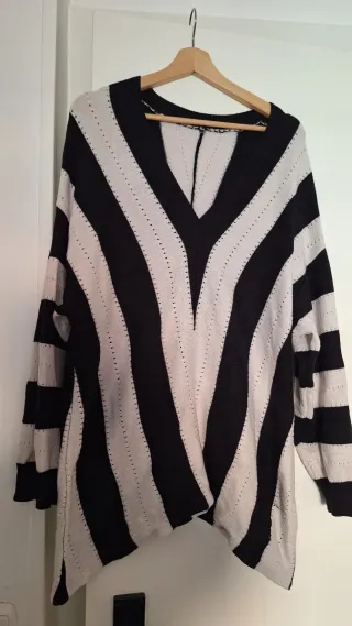 Jersey rayas blanco y negro