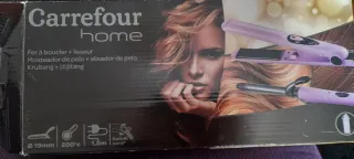 Plancha y Rizador de Pelo Carrefour Home Morado