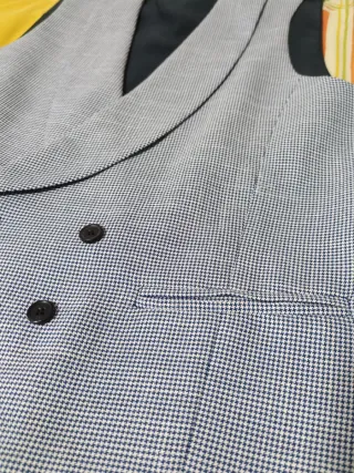 Chaleco cruzado Silbon pata de gallo. Talla 44.