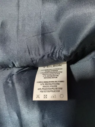 Chaleco cruzado Silbon pata de gallo. Talla 44.