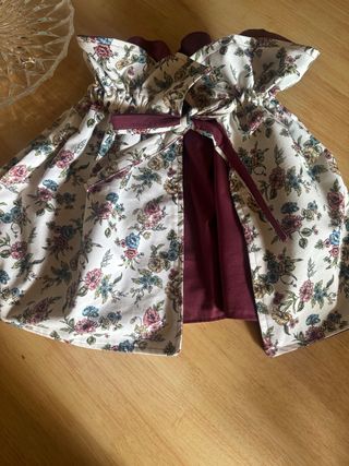 Cuello capelina reversible floral