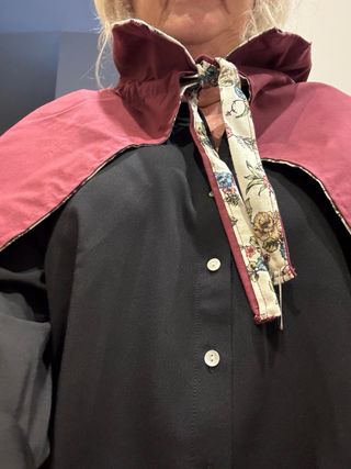 Cuello capelina reversible floral