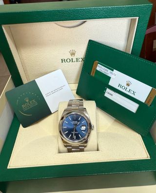 Rolex Datejust 126300 Esfera Azul 41mm 2017