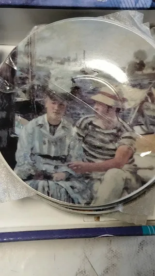 Set 6 Tazze Caffè Porcellana Dipinte