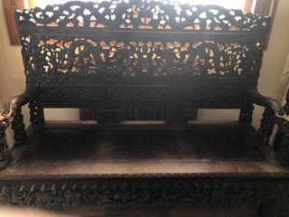 Sillones Chinos Madera Tallada a Mano