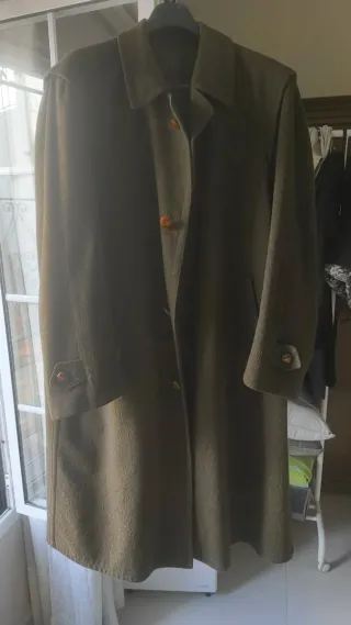 Abrigo de invierno hombre verde oliva