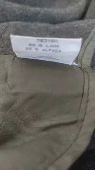 Abrigo de invierno hombre verde oliva