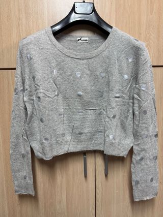 Jersey Tezenis Gris Lunares