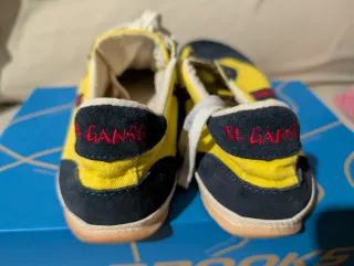 Zapatillas El Ganso Amarillas y Azul Marino