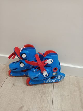 Patines en línea Oxelo azules talla 26-28