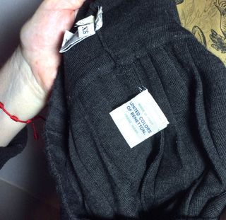 Falda plisada UNITED COLORS OF BENETTON gris