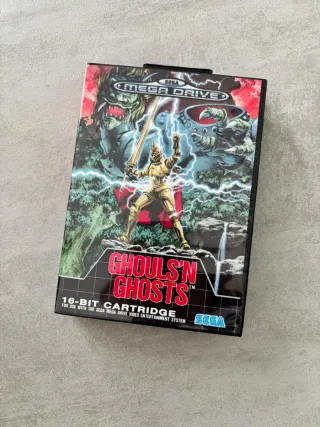 Replica Sega Mega Drive Ghouls 'n Ghosts Cartucho