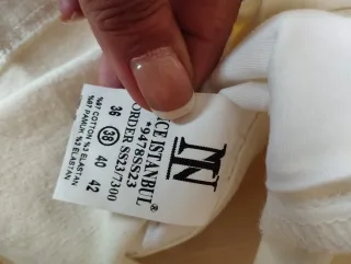 Vestido Nice Istanbul Blanco con Pedrería