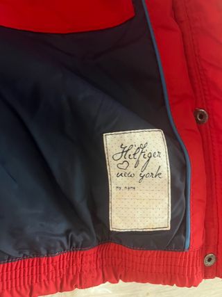 Chaleco Tommy Hilfiger niña rojo talla 164