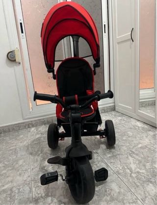 Triciclo Bebe Rojo y Negro