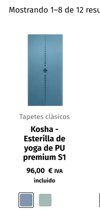 Esterilla de yoga premium
