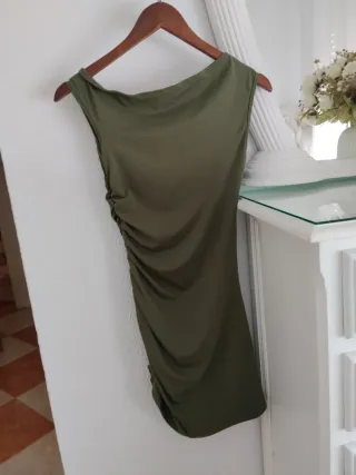 Vestido corto verde