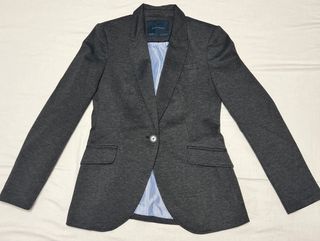 Americana Zara gris entallada