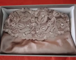 Body elegante encaje beige talla 46