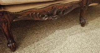 Divano Barocco Intagliato a Mano - Anni '80