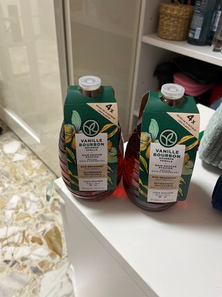 2x Yves Rocher Vanille Bourbon Bagno Doccia