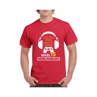 Camiseta algodón NO CUMPLO AÑOS, subo de nivel