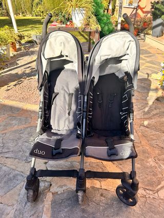 Silla de paseo gemelar Duo