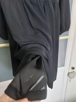 Vestido de fiesta negro con encaje