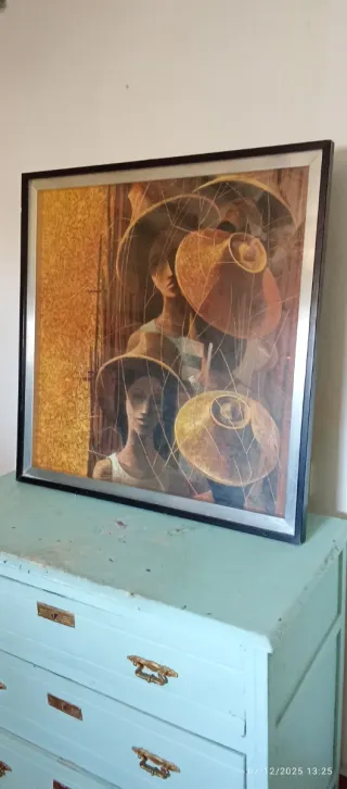 Cuadros decorativos marrones y naranjas