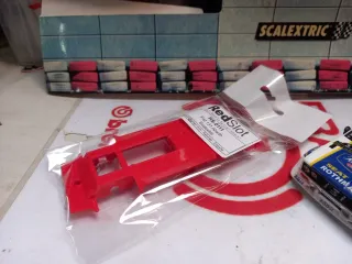 Carrocería y chasis 3d Scalextric Fiat 131