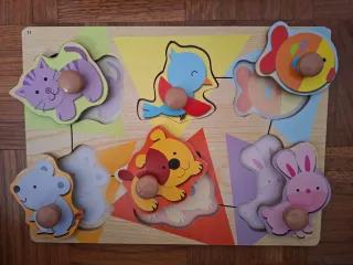 Puzzle de madera Nenittos para peques