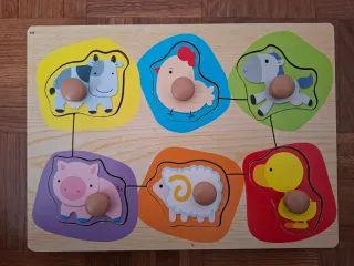 Puzzle de madera Nenittos para peques