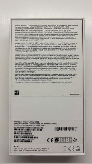 iPhone 11 Bianco 128GB