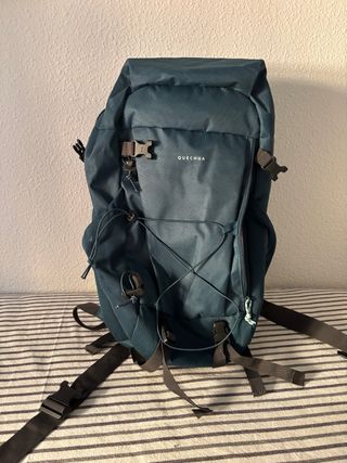 Mochila Quechua 30L Azul/Verde