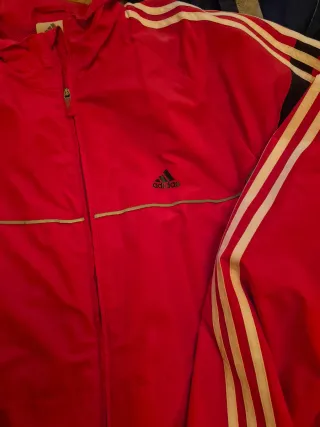 Chándal Adidas Talla XXL Rojo y Negro