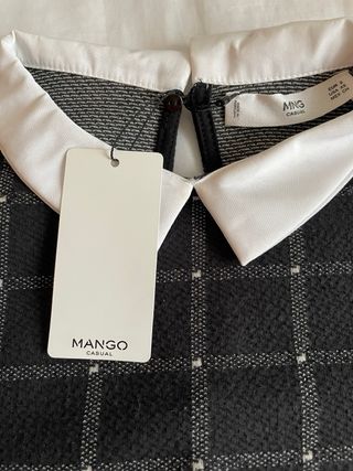Vestido Mango Negro Talla S Nuevo