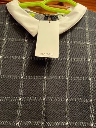 Vestido Mango Negro Talla S Nuevo