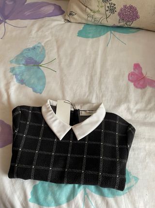 Vestido Mango Negro Talla S Nuevo