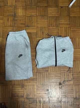 Nike Tech Grigio Felpa Completa