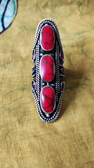 Anillo étnico boho