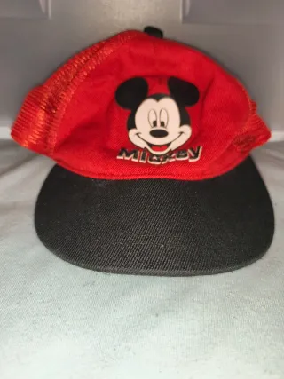 Gorra Infantil Mickey Mouse Roja y Negra